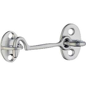 Beslagsboden Hasp B29 Kajuthasp, 75 mm Mattborstad krom