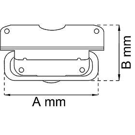 Habo Kofferthandtag 1708