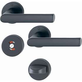 Hoppe Innerdörrhandtag Hamburg 1700 37-42 WC svart