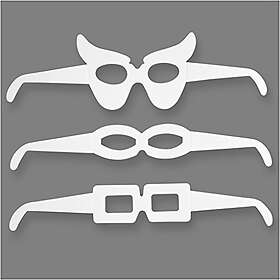 Creativ Company Uppklädningsglas, H: 4,5-10 cm, 16 asstd, 230 g