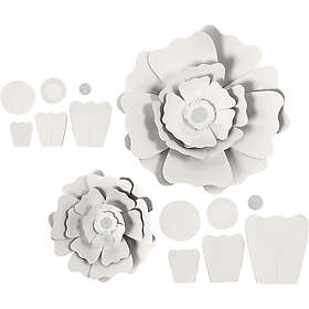 Creativ Company Pappersblommor D15+25 cm 230g 2 St/1 Förp 230G ST/1 599901C