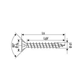 SPAX Pozi Wirox 80MM SCREWS 100 PZ2