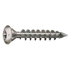 SPAX 35708000601001 Post Screw, Centring Head, T-Star Plus, Cut, Full Thread, Stainless Steel A1, 1,4016, (8,0 X 50 mm, 50 Pieces)