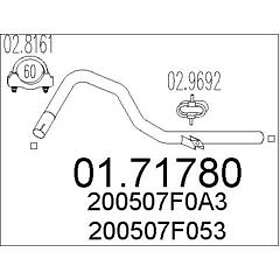 MTS 01.61157 Composante - Pièce Technique Durable Longueur 980mm Poids 7,5kg