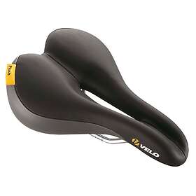 Velo Plush Inclined Saddle Svart 174 mm