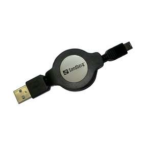 Sandberg USB A - USB Mini-B (Retractable) 2.0 1,2m Halvin Hinta | Katso ...