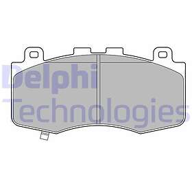 Bromsbeläggssats, skivbroms DELPHI LP3631
