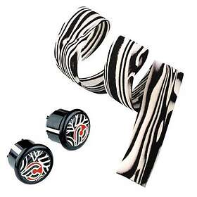 Cinelli Zebra Ribbon Handlebar Tape Vit,Svart