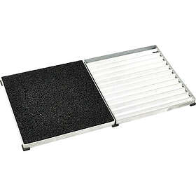 Plus Entrégaller Cubic med Matta 40x80x3,5 cm 2 plattar 40x40 cmSvart pla