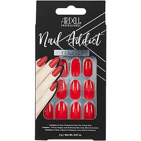 Ardell Nail Addict Cherry Colored Red