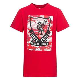 Liverpool FC T-Shirt Camo Crest Röd Barn kids S22TR10