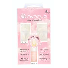 Invogue Full Cover Nails Oval Shape 120 st