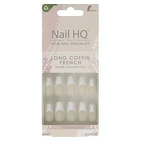 Nail HQ Long Coffin French 24 pcs