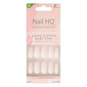 Nail HQ Long Coffin Baby Pink Nails 24 pcs