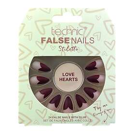 Technic False Nails Stiletto Love Hearts 24 st