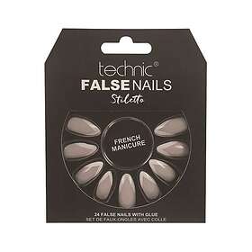 Technic False Nails Stiletto French Manicure 24 st