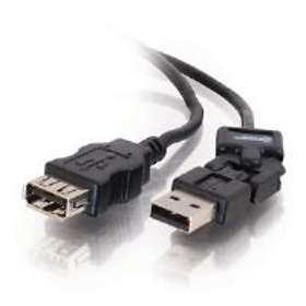 C2G FlexUSB USB A - USB A M-F 2.0 2m