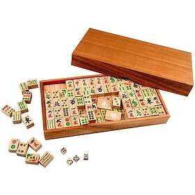 Mah Jongg, Made Of Wood, With Arabic Numbers (6323)