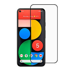 Azmaro Google Pixel 5a 5G Premium härdat glas skämskydd Heltäckande