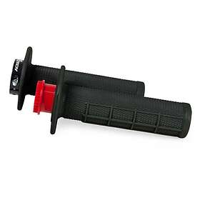 RTech R20 Lock-on Half Waffle Grips Svart