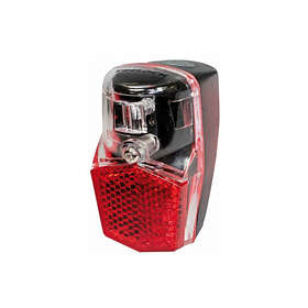 Trelock Ls 640 Duo Batt Rear Light Röd,Svart