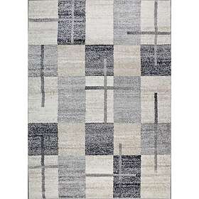 D-sign Wiltonmatta Maya Matta Vit/Mörkgrå 200x300 720178