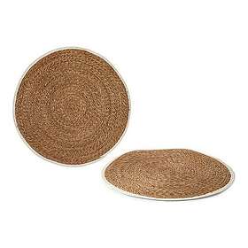 Gift Decor Matta Brun Vit Naturliga fibrer (Ø 100 cm)