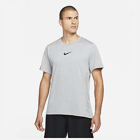 Nike Pro Tränings T-Shirt Dri-FIT Burnout Grey/White/Svart adult DD1828-073