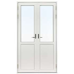 SP Fönster Pardörr Balans Svanenmärkt Aluminium 3-Glas 130x220/120 Hö 66312213221250