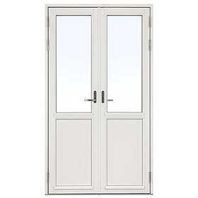 SP Fönster Pardörr Stabil Trä Pardörr 3-Glas 130x200/150 Hö 65012213201550