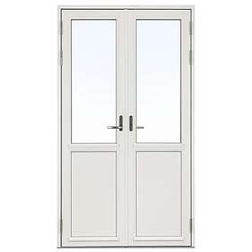 SP Fönster Pardörr Stabil Trä 3-Glas 140x220/130 Vä 66012114221350
