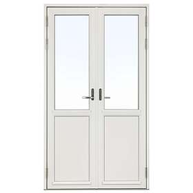 SP Fönster SP Pardörr Svanenmärkt Trä Stabil 3-Glas 130x200/120 Hö 66212213201250