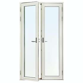 Traryd Fönster Pardörr Genuin Helglasad Trä FD Par Hö Härdat glas in/ut 18-22 650326182250