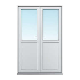 Traryd Fönster Pardörr Optimal Aluminium FD Linjerar Fast Par Vä 13-21/13 66132113211350