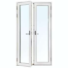 Traryd Fönster Pardörr Optimal Helglasad Aluminium FD Vä Härdat glas in/ut 13-20 651325132050