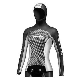 C4 Sideral Apnea Woman Jacket 3 Mm Svart,Grå 1