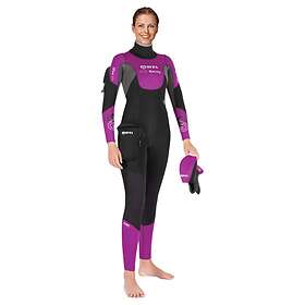 Mares Ice Skin She Dives Woman 7 Mm Svart,Lila L