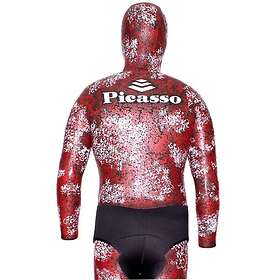 Picasso Thermal Skin Spearfishing 3 Mm Röd 2XL