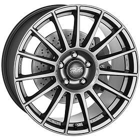 OZ Superturismo Dakar Matt Gun Metal Lettering Silver 11x21 5/130 ET58 B71.6