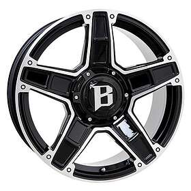 Dakota Ballistic Black Polished 9x20 6/114.3 ET43 B66.1