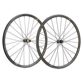 Gipiemme Tecno 1.55 Cl Disc Road Wheel Set Svart 12 x 100 / 12 x 142 mm / Shiman