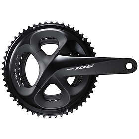 Shimano 105 R7000 Hollowtech Ii 110 Bcd Crankset Svart 172.5 mm / 52/36t