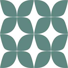 ESTAhome Tapet Grafiskt Motiv Havsgrön/Vit tapet grafiskt motiv grånat havsgrönt och vitt EW139099