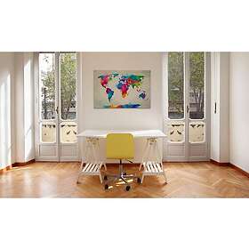 Tavla Map of the world an explosion colors 120x80 sp. z o. TM-N2538-DKXL