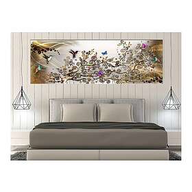 Tavla Hummingbirds Dance (1 Part) Gold Narrow 135x45 sp. z o. TM-N7809-DKXL