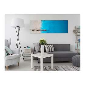 Tavla Sea and Wooden Bridge (1 Part) Narrow Blue 135x45 sp. z o. TM-N8169-DKXL