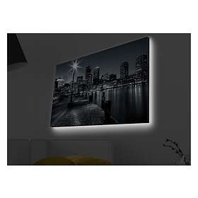 Väggdekor LED-belysning Canvas Målning 254LED4427