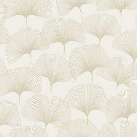 Origin Tapet Gingkoblad Beige/Guld tapet gingkoblad beige och guld EW347730