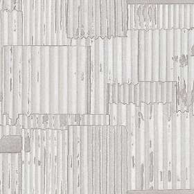 Origin Tapet Industriell Korrugerad Plåt 3d Benfärgad tapet industriell korrugerad plåt 3D benfärgat EW347619