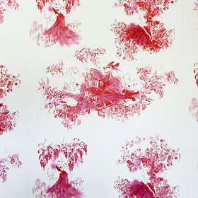 Mimou Tapet Toile Mesdames Fuchsia WP2043